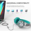 imageAILIHEN C8 Kids Headphones Wired USB C USBC Headphones with Microphone ampamp Volume Control Foldable Stereo Sound TangleFree Type C Cord Compatible with Cellphone Laptop PC Computer Grey MintGrey Mint