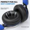 imageAILIHEN C8 Kids Headphones Wired USB C USBC Headphones with Microphone ampamp Volume Control Foldable Stereo Sound TangleFree Type C Cord Compatible with Cellphone Laptop PC Computer Grey MintBlack Blue