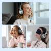 imageAILIHEN C90 Wired Headphones with Microphone Volume Control Noise Reduction Over Ear Headphones Wired 35mm Super Soft Corded Headphone for Cellphones Tablet and Chromebook GreyGrey