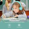 imageAILIHEN Kids Headphones I35 OnEar Headphones for School Safe Volume 93dB HD Mic Stereo Headphone for Kid Girls Boys Foldable 35mm Wired for Chromebook Laptop Computer Tablet BlueBlue