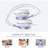 imageAILIHEN Kids Headphones for School Boys Headphones with Microphone for Chromebook Laptop Computer Smartphone 35mm Foldable Lightweight Headset for Teen Teenager VioletViolet