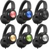 imageAILIHEN Kids Headphones Bulk for School 6Pack Class Headphones Wired with Microphone for Students Teens Classroom Library Chromebook Laptop Adjustable Foldable 35mm Jack  Multicolor6 Mixed Color