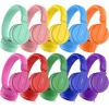 imageClassroom Headphones Bulk 10 Pack  Kids Headphones for School K12 Student 93dB Volume Limited OnEar Wired Headset with Microphone Durable 35mm Jack for Class Set Library Computer Mixed Color