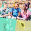 imageAILIHEN Kids Headphones Wired Bulk 5Pack for K12th Grade School amp Classroom with Microphone 85dB Volume Limit Shareable Foldable 35mm Jack for Chromebook Computer  Light ColorLight Color