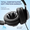 image:imageAILIHEN C90 Wired Headphones with Microphone Volume Control Noise Reduction Over Ear Headphones Wired 35mm Super Soft Corded Headphone for Cellphones Tablet and Chromebook Black Classic LGrey