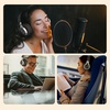 image:imageAILIHEN C90 Wired Headphones with Microphone Volume Control Noise Reduction Over Ear Headphones Wired 35mm Super Soft Corded Headphone for Cellphones Tablet and Chromebook Black Classic LAll Black