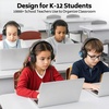image:imageAILIHEN Classroom Headphones for School 30 Pack  Wired Headphones with HD Microphone for Students K12 amp Teachers Perfect for LibraryOnline LearningTravelComputerChromebookTabletColorful10 ColorsTriple