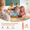 image:imageAILIHEN Kids Headphones Wired Bulk 10Pack for K6 School amp Classroom with Microphone 85dB Volume Limit Shareable Foldable 35mm Jack for Chromebook Computer  MulticolorMulticolor