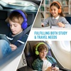 image:imageAILIHEN Kids Headphones Wired Bulk 10Pack for K6 School amp Classroom with Microphone 85dB Volume Limit Shareable Foldable 35mm Jack for Chromebook Computer  MulticolorMulticolor